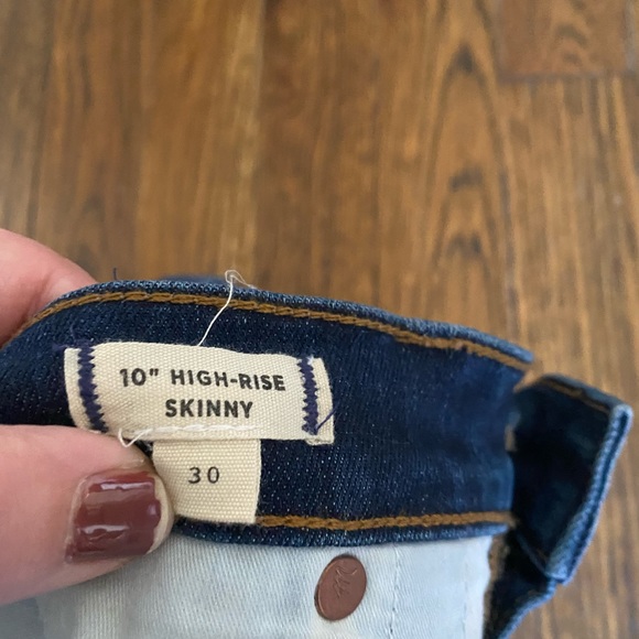 Madewell 10” high rise skinny jean - Picture 4 of 6